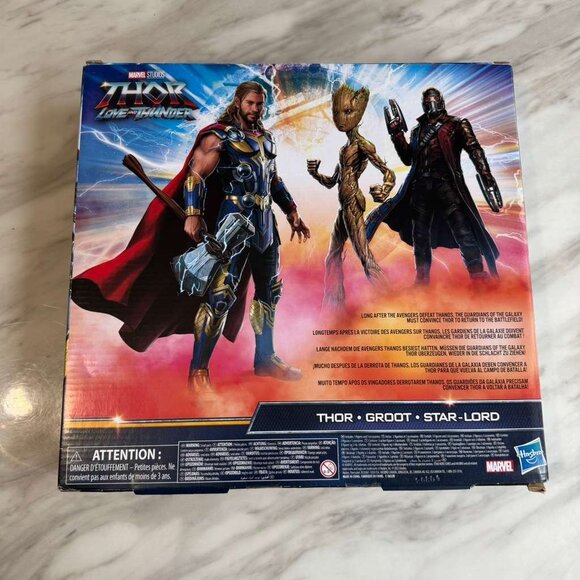 Marvel Avengers Titan Hero Series Thor Groot Star-Lord Action Figures - 3pk - Picture 5 of 10